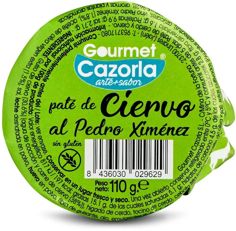 Paté de ciervo al Pedro Ximénez