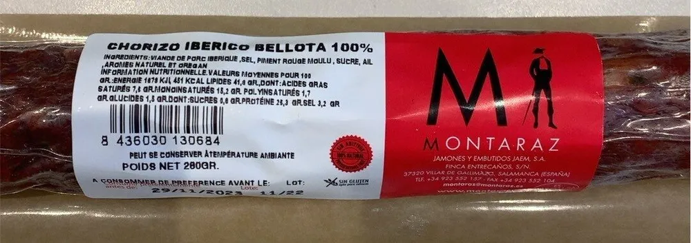 Chorizo iberico bellota