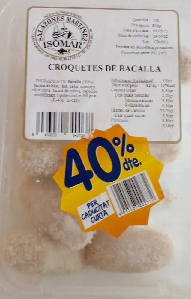 Croquetes de bacallà