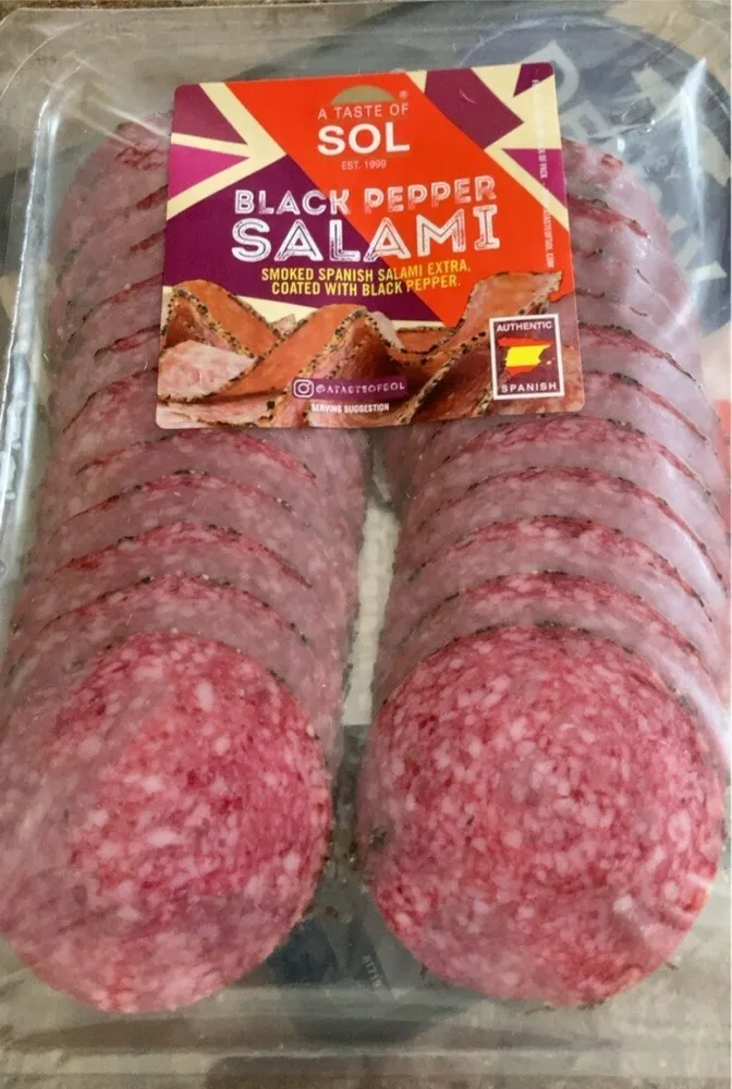 Black pepper salami