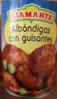 Albóndigas con guisantes