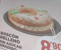 Roscón de reyes sin azúcares añadidos