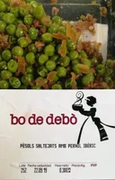 Pèsols saltejats amb pernil iberic