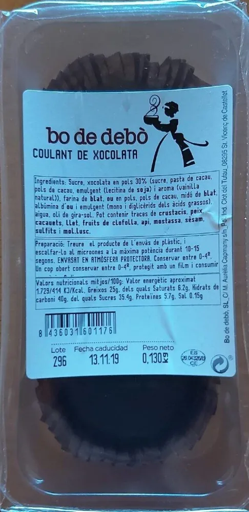 Coulant de xocolata
