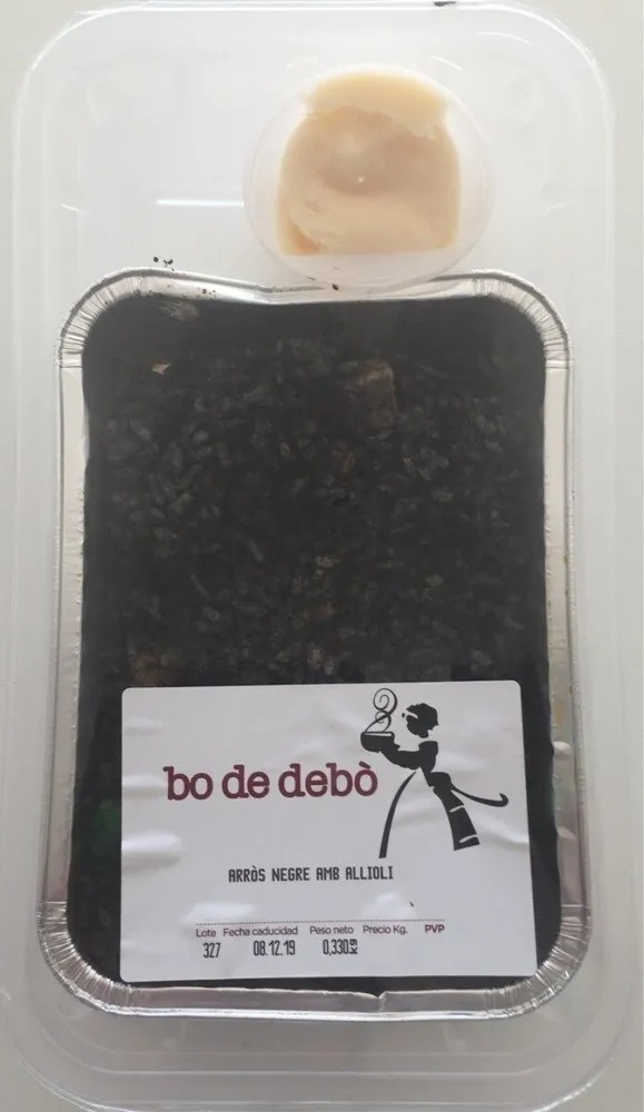 Arroz negro con all i oli
