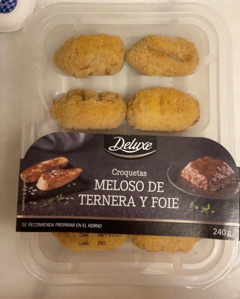 Croquetas de meloso de ternera y foie
