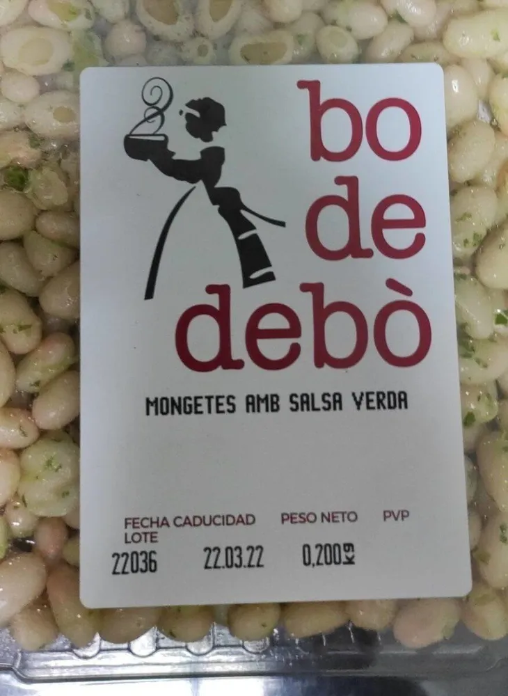 Mongetes amb salsa verda