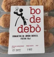 Croquetas de jamón y paleta Ibérica fritas