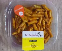 Macarrones boloñesa vegetal con picada heura