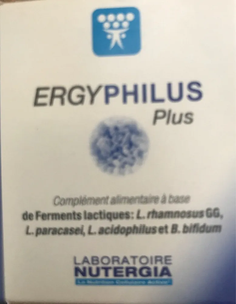 Nutergia Ergyphilus Plus - 30 Gélules (Petite Boã Te Cartonnée)