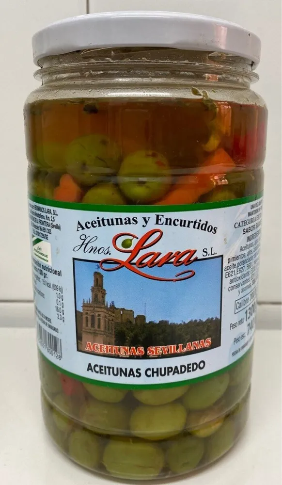 Aceitunas chupadedos