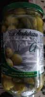 Aceitunas verde con pepinillos