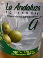 Aceitunas gordal rellena de pimiento