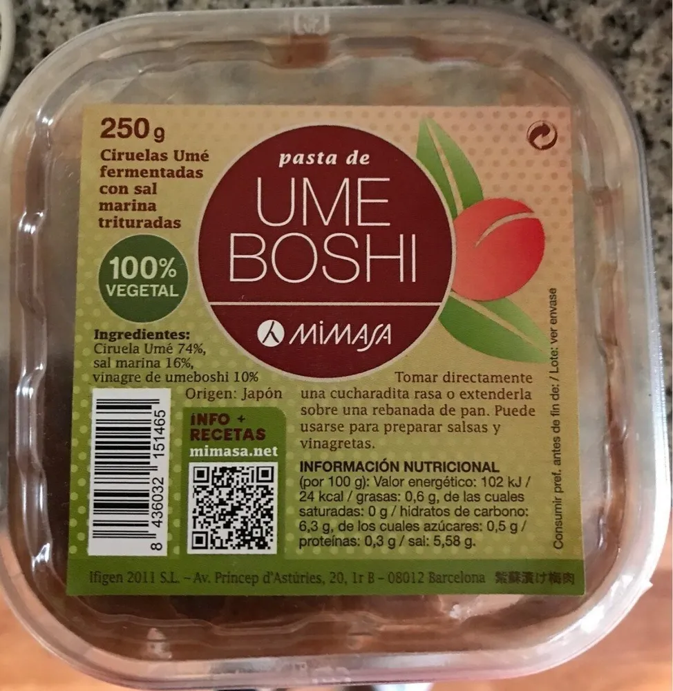 Pasta de Umeboshi