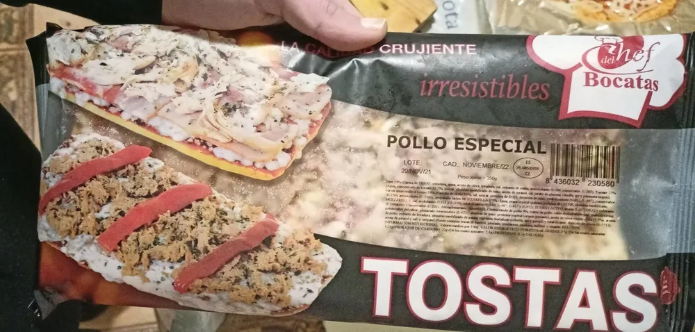 Tosta pollo especial