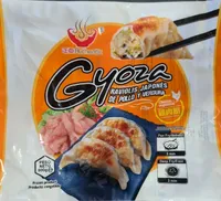 Gyozas de pollo y verdura