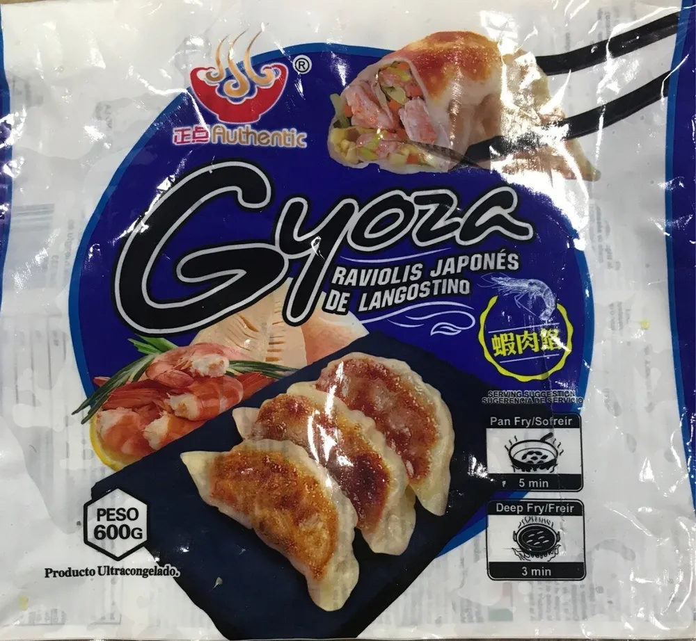 GYOZA Raviolis japones de langostino