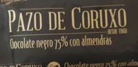 Chocolate negro 75% con almendras