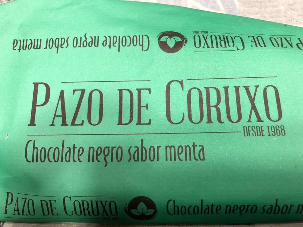 Chocolate negro sabor menta