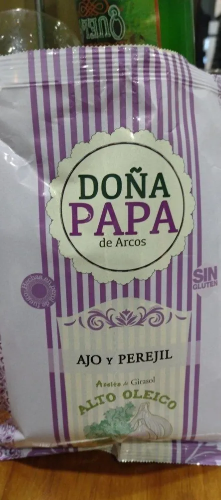 Patatas fritas ajo y perejil