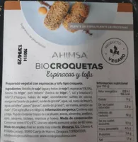 Biocroquetas espinacas y tofu