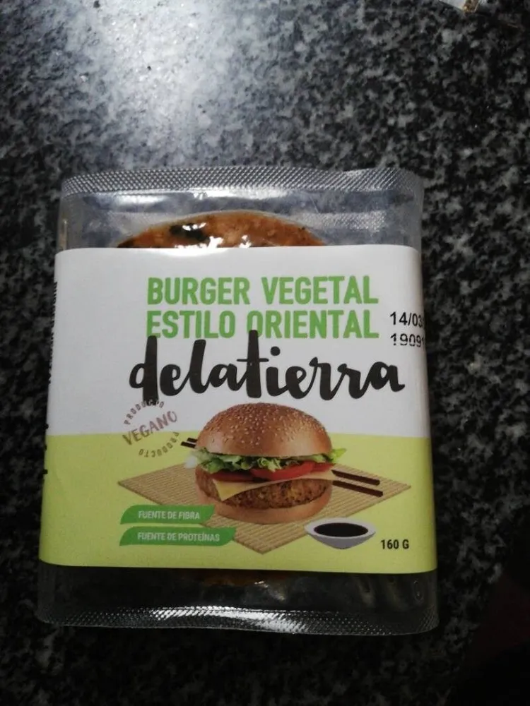 Burger vegetal estilo oriental