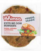 Hamburguesas shiitake pimientos