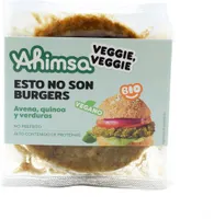 Hamburguesas de avena, quinoa y verduras