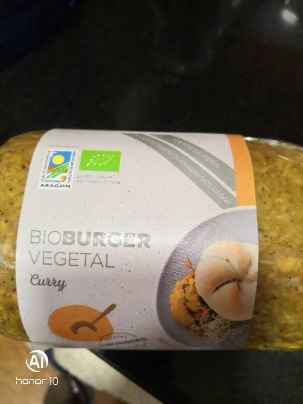 BIOBURGER VEGETAL Curry