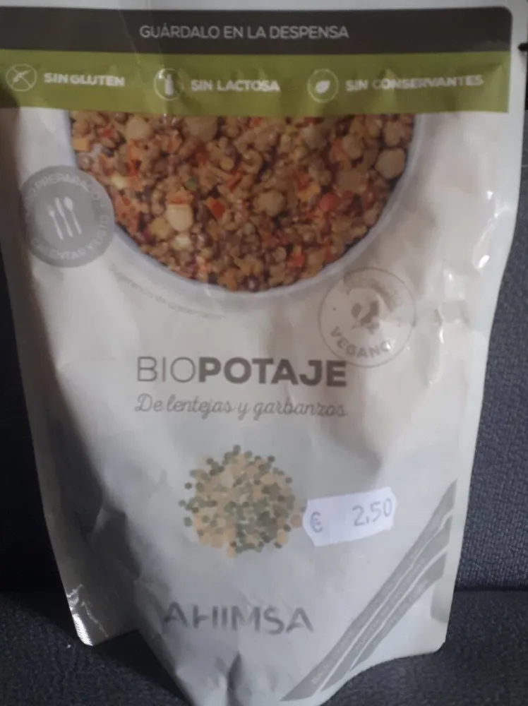 Potaje de lentejas y garbanzos