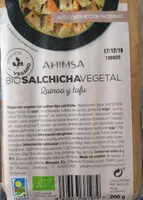 Biosalchicha Vegetal Quinoa y Tofu