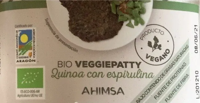 Bio veggiepatty