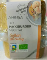 Bio Maxi burguer vegetal, seitán al curry