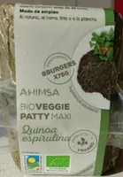 Bio veggie Patty Maxi, quinoa espirulina
