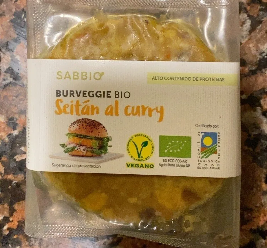 Burberveggie bio seitán al curry