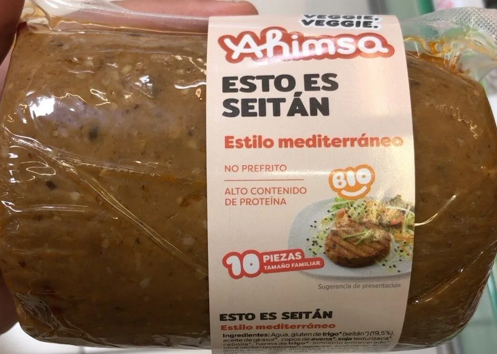 Seitan estilo mediterraneo