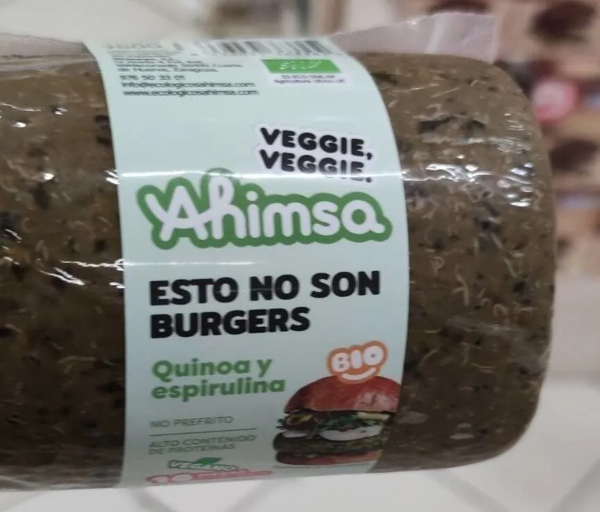 Burger quinoa y espirulina