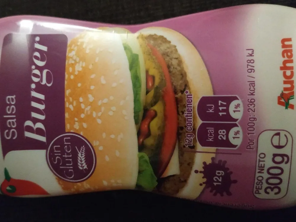 Salsa burguer sin gluten