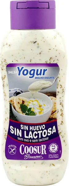 Bienestar salsa de yogur sin huevo, sin lactosa y sin gluten