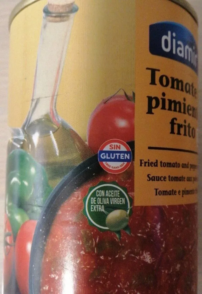Tomate y pimiento frito