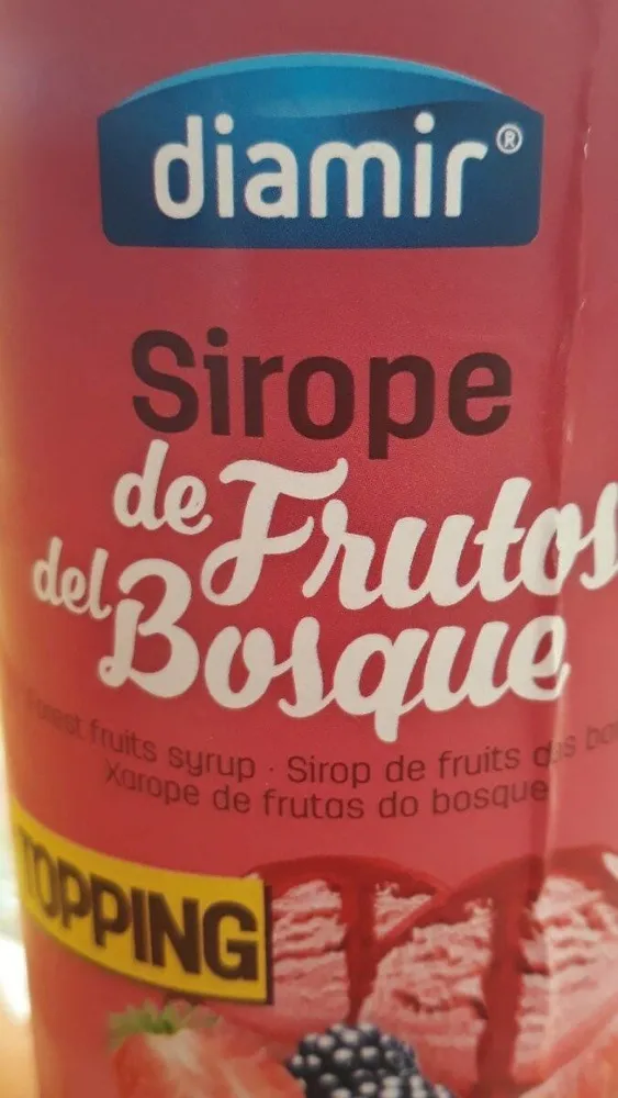 Sirope de frutos del bosque