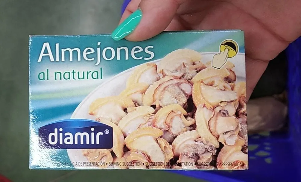 Almejas al natural