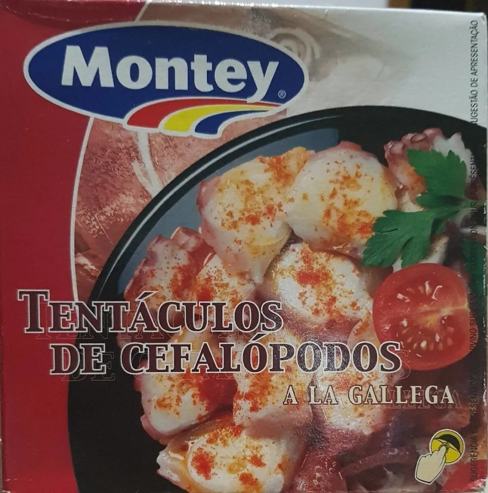 Tentáculos de cefalópodos