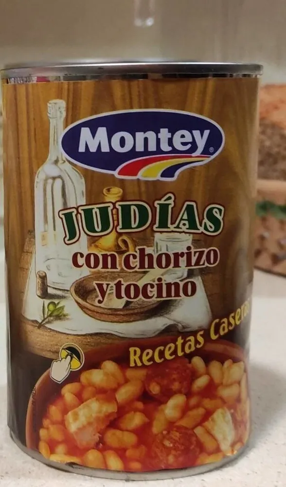 Judías con chorizo y tocino