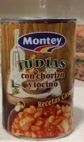 Judías con chorizo y tocino