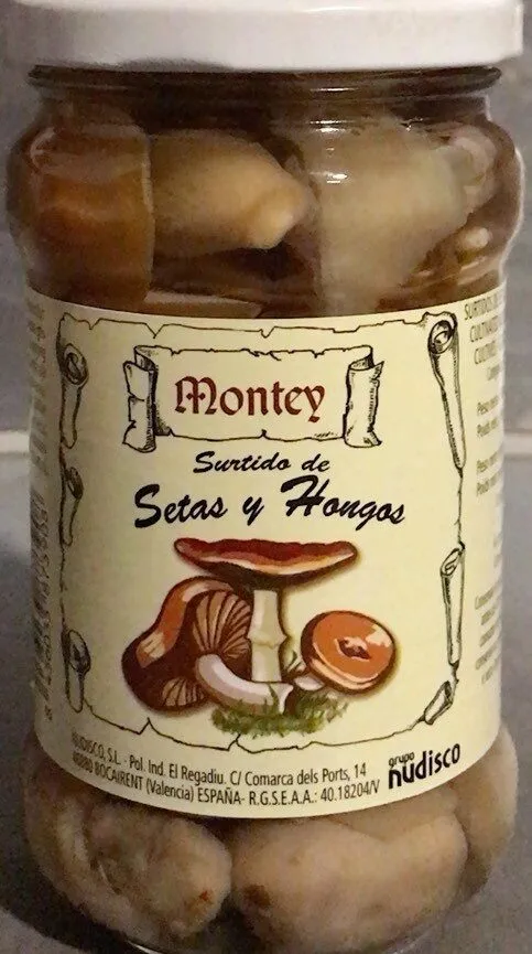 Surtido de setas y hongos