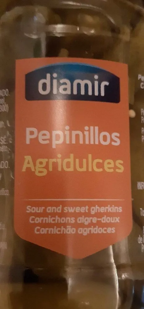 Pepinillos agridulces