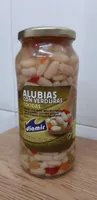Alubias con verduras cocidas