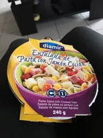 Ensalada de pasta con jamon cocido