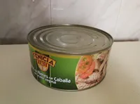 Trozos de filetes de caballa
